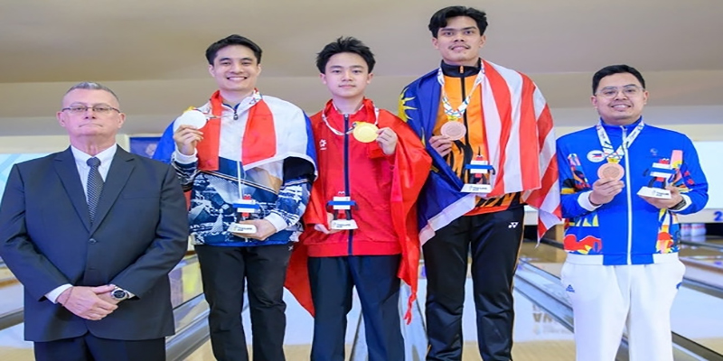 Khoảnh khắc Trần Hoàng Khôi nhận Huy chương Vàng